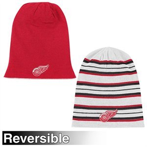 Detroit Red Wings zimní čepice Reebok Faceoff Long Reversible Knit Hat Reebok 20775