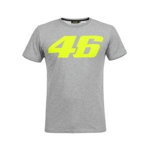 Valentino Rossi pánské tričko grey VR46 yellow Core - XS VR46