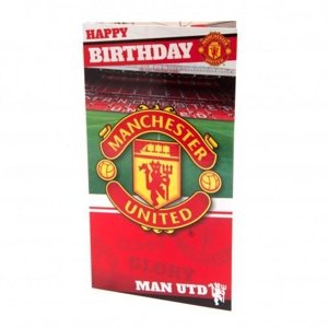 Manchester United narozeninové přání Birthday Card Stadium z01carmusd