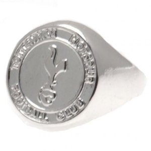 Tottenham Hotspur prsten Silver Plated Crest Ring Small o02sprtoa