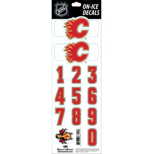 Calgary Flames samolepky na helmu Decals 69248