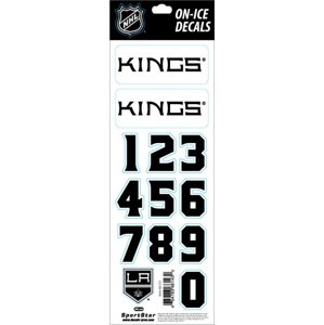 Los Angeles Kings samolepky na helmu Decals 69275