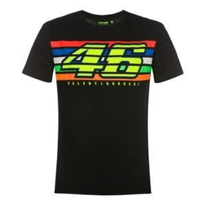 Valentino Rossi pánské tričko black Classic (Stripes) 2019 - XS VR46