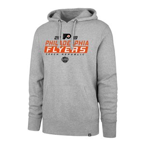 Philadelphia Flyers pánská mikina s kapucí 47 Brand Headline Hood NHL grey GS19 47 Brand 76643