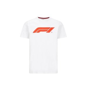 Formule 1 pánské tričko logo white 2020 Formula 1 324901029200240