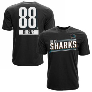San Jose Sharks pánské tričko Brent Burns #88 Icing Name and Number Levelwear 80504