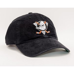 Anaheim Ducks čepice baseballová kšiltovka Corduroy 47 CLEAN UP black 47 Brand 77735