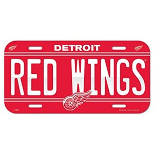 Detroit Red Wings cedule na zeď License Plate Banner 86583