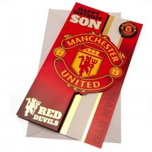 Manchester United blahopřání Birthday Card Son x60cdfmauso