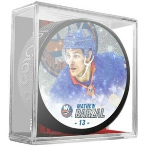 New York Islanders puk glitter puck Matthew Barzal #13 91318