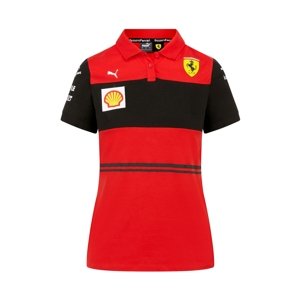 Ferrari dámské polo tričko redblack F1 Team 2022 Puma 701219161001245