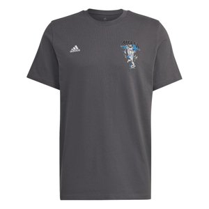 Lionel Messi pánské tričko icon graphic grey adidas 45479