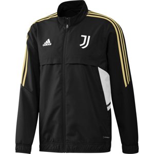Juventus Turín pánská fotbalová bunda Condivo Presentation black adidas 46982