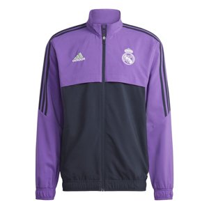 Real Madrid pánská bunda Presentation Condivo purple adidas 50232
