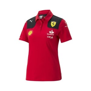 Ferrari dámské polo tričko official red F1 Team 2023 Puma 701223393001225