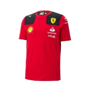 Ferrari pánské tričko Leclerc official red F1 Team 2023 Puma 701223379001245