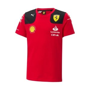 Ferrari dětské tričko official red F1 Team 2023 Puma 701223374001116
