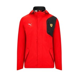 Ferrari pánská bunda s kapucí Rain Red F1 Team 2023 Puma 701223483002225