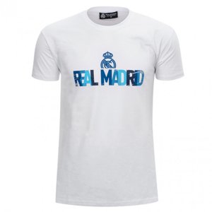 Real Madrid pánské tričko No80 Text white 52396