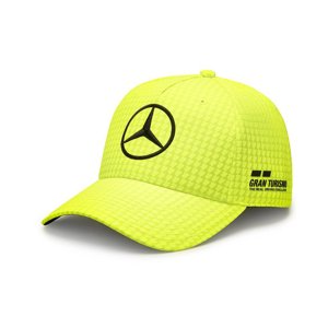 Mercedes AMG Petronas čepice baseballová kšiltovka Lewis Hamilton yellow F1 Team 2023 Stichd 701223402005000