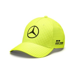 Mercedes AMG Petronas dětská čepice baseballová kšiltovka Lewis Hamilton yellow F1 Team 2023 Stichd 701223405005000