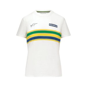 Ayrton Senna dámské tričko Stripe 2022 Stichd 701221737001230
