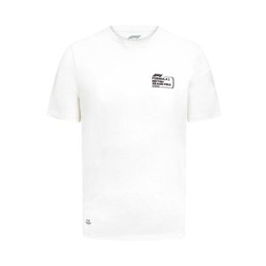 Formule 1 pánské tričko Silverstone RS White F1 Team 2023 Stichd 701222564001235