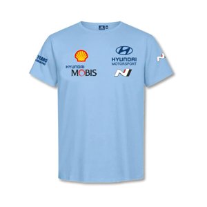 Hyundai Motorsport pánské tričko Design blue 2023 Stichd HMS775M-S