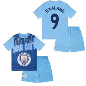 Manchester City dětské pyžamo Text Haaland 55244