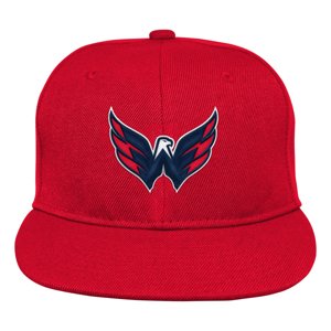 Washington Capitals dětská čepice flat kšiltovka Logo Flatbrim Snapback Outerstuff 108543