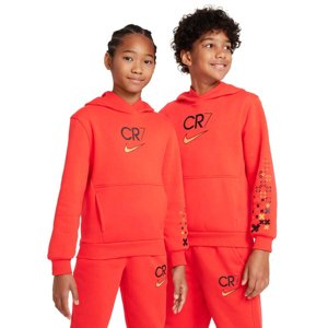 Cristiano Ronaldo dětská mikina s kapucí CR7 Club orange Nike 56561