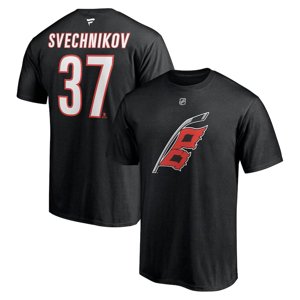 Carolina Hurricanes pánské tričko Andrei Svechnikov #37 Authentic Stack Name & Number Fanatics Branded 112213