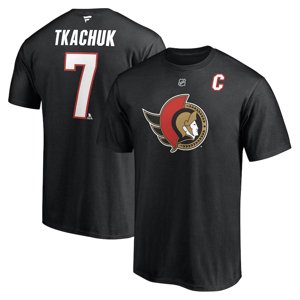 Ottawa Senators pánské tričko Brady Tkachuk #7 Authentic Stack Name & Number Fanatics Branded 112276