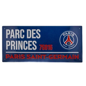 Paris Saint Germain cedule na zeď Street Sign NV TM-02938