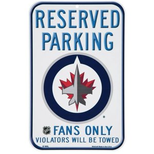 Winnipeg Jets cedule na zeď Reserved Parking Sign 112399