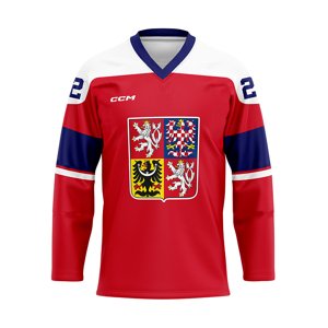 Hokejové reprezentace hokejový dres Czech Republic Fan David Pastrňák #88 red CCM 112747