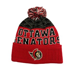 Ottawa Senators dětská zimní čepice Puck Pattern Cuffed 96450