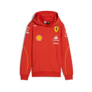 Ferrari dětská mikina s kapucí Driver Hoody red F1 Team 2024 Puma 701228008001116