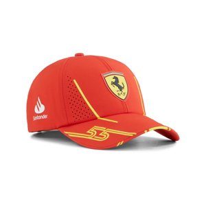 Ferrari čepice baseballová kšiltovka Driver Sainz red F1 Team 2024 Puma 701228016001000
