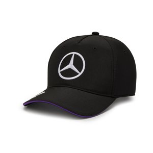Mercedes AMG Petronas dětská čepice baseballová kšiltovka Driver Lewis Hamilton black F1 Team 2024 Stichd 701227964002000