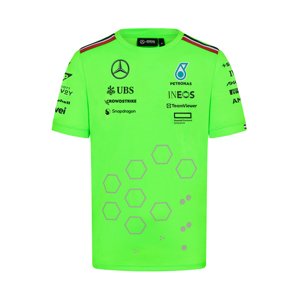 Mercedes AMG Petronas pánské tričko Set Up green F1 Team 2024 Stichd 701227959001225
