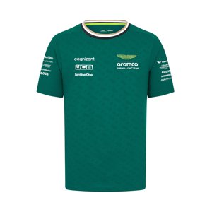 Aston Martin pánské tričko green F1 Team 2024 Stichd 701229260001225