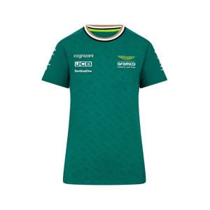 Aston Martin dámské tričko green F1 Team 2024 Stichd 701229261001230