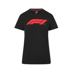 Formule 1 dámské tričko Logo black 2024 Puma 701229125001225