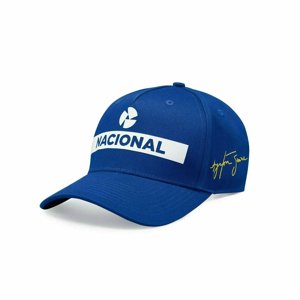 Ayrton Senna čepice baseballová kšiltovka Nacional blue 2024 Ayrton Senna Collection 701218236001000