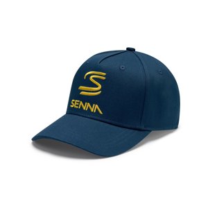 Ayrton Senna čepice baseballová kšiltovka Logo blue 2024 Ayrton Senna Collection 701227178001000