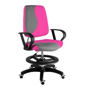 Dětská rostoucí židle ERGODO KIDS PLUS Barva: růžovo-šedá