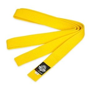 Žlutý pás ke kimonu DBX BUSHIDO OBI Velikost: 240cm