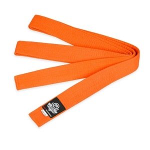 Oranžový pás ke kimonu DBX BUSHIDO OBI Velikost: 240cm