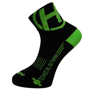 Ponožky HAVEN LITE SILVER NEO 2páry černo/zelené Velikost: 10-12
